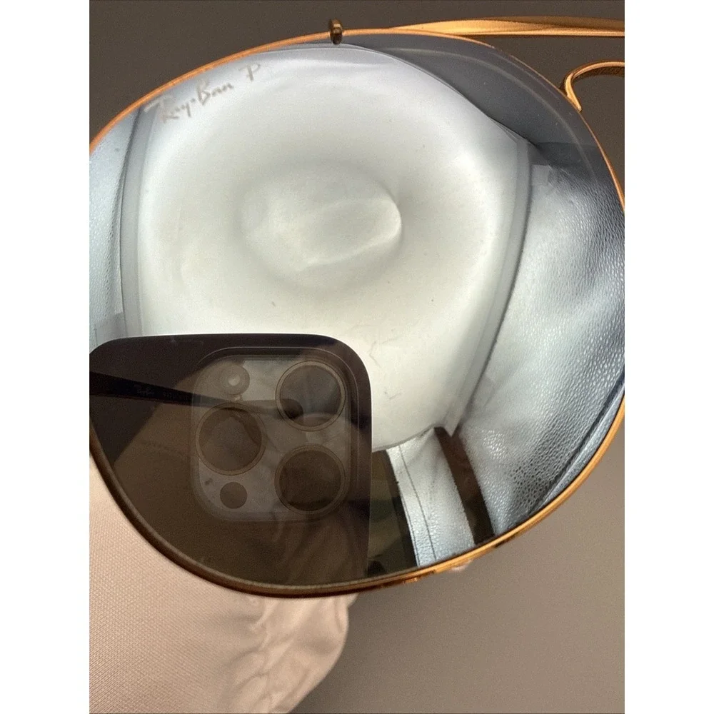 Ray Ban Sunglasses RB3561 ●THE GENERAL ●9107/52 ●Gold/Blue Mirror Polarized&Case